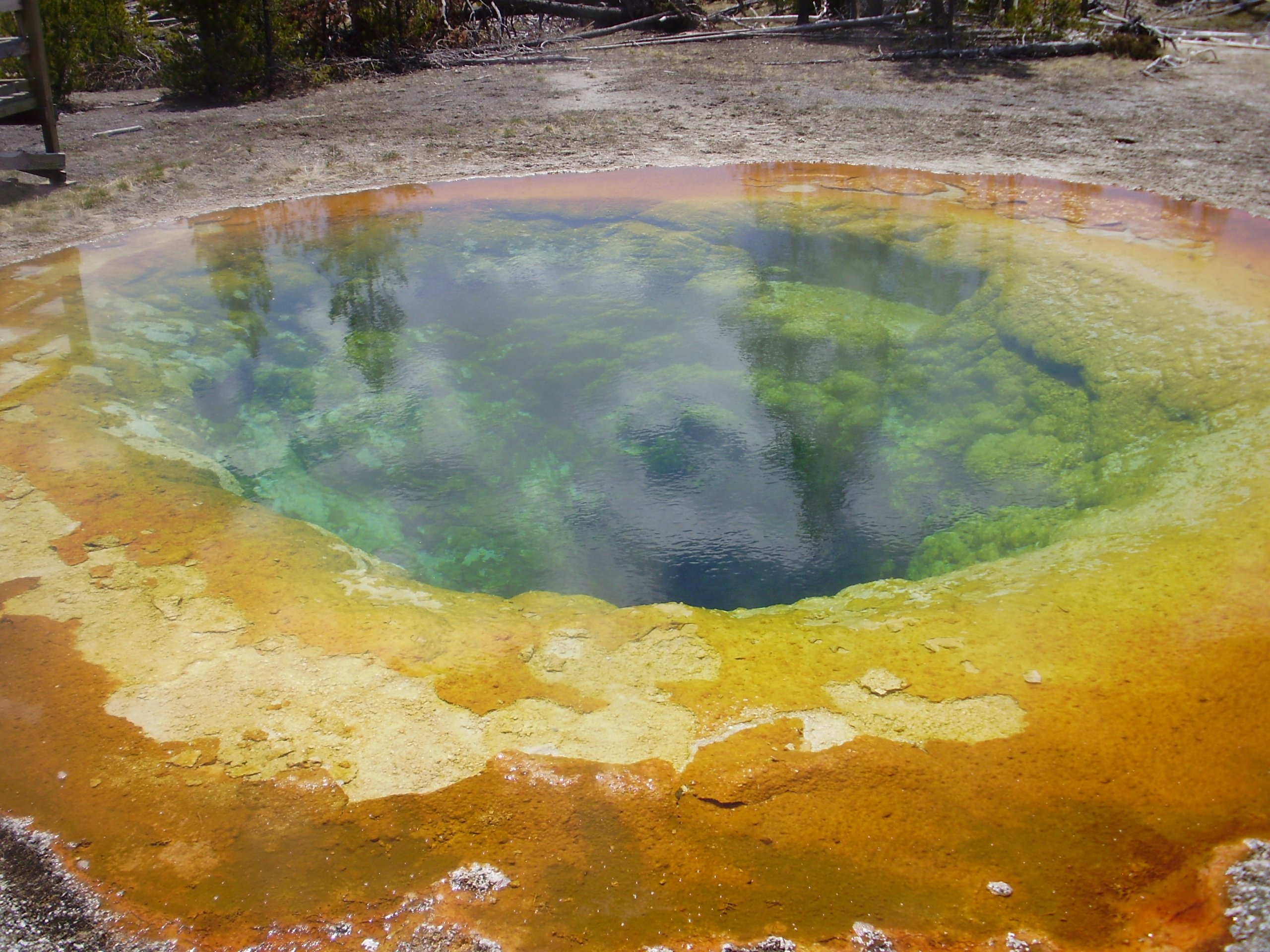 colorful hotspring