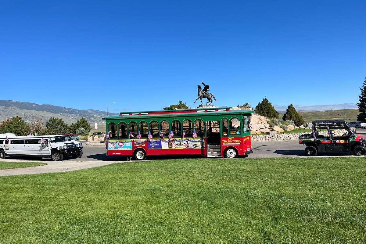 People on a tours bus