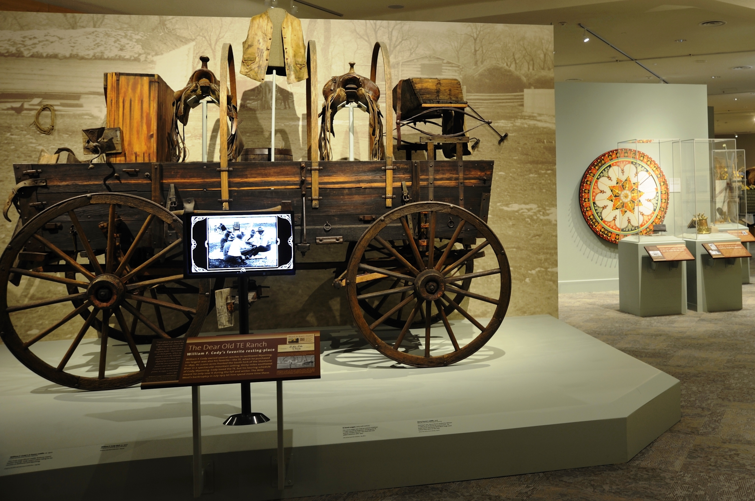 Interior of the Buffalo Bill Museum