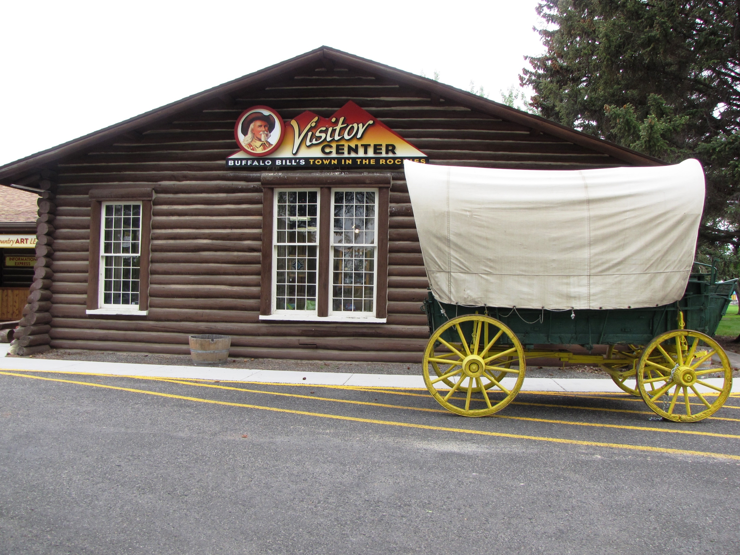 exterior of cody visitor center