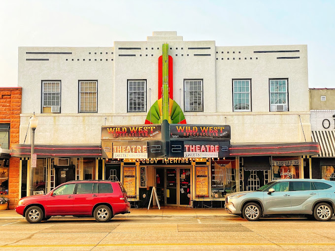 Exterior of a theatre