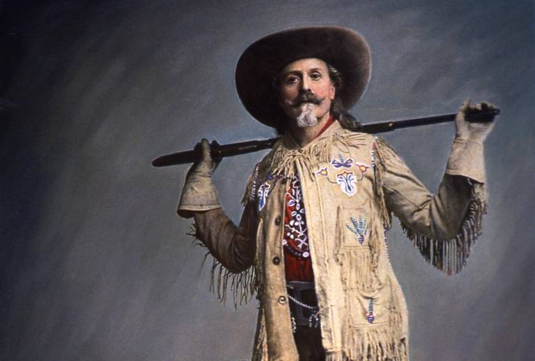 A portrait of Buffalo Bill