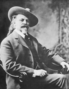 Buffalo Bill posing for a photograph