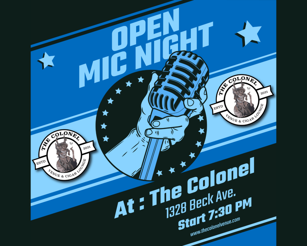 Open MIC night flyer